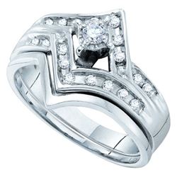 0.25CT Diamond Bridal 14KT Ring White Gold