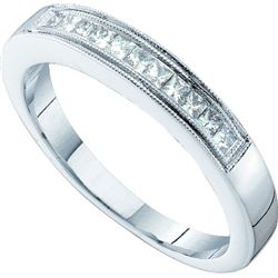 0.25CT Diamond Invisible 14KT Ring White Gold