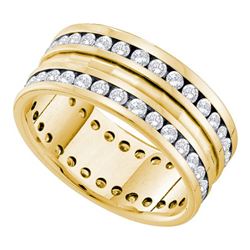 1.50CT Diamond Eternity 14KT Ring Yellow Gold