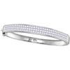 Image 1 : 6.0CT Diamond Invisible 14KT Bangle White Gold