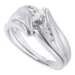 0.25CT Diamond Bridal 10KT Ring White Gold