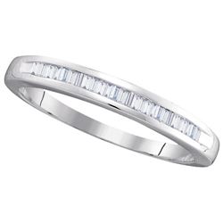 0.25CT Diamond Anniversary 10KT Ring White Gold