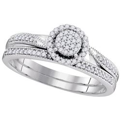 0.20CT Diamond Micro-Pave 10KT Ring White Gold