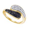 Image 1 : 0.50CT Diamond Bridal 10KT Ring Yellow Gold