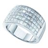 Image 1 : 3CT Diamond Invisible 14KT Ring White Gold