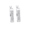 Image 1 : 0.25CT Diamond Hoops 10KT Earrings White Gold