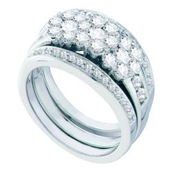 1.50CT Diamond Bridal 14KT Ring White Gold