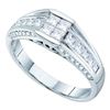 Image 1 : 1CT Diamond Invisible 14KT Ring Yellow Gold