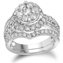 2.50CT Diamond Anniversary 14KT Ring White Gold