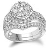 Image 1 : 2.50CT Diamond Anniversary 14KT Ring White Gold