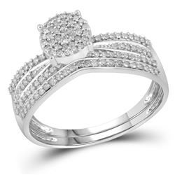 0.35CT Diamond Bridal 10KT Ring White Gold