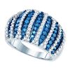 Image 1 : 1.60CT Diamond Anniversary 10KT Ring White Gold