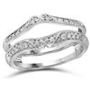 Image 1 : 0.25CT Diamond Enhancer 14KT Ring White Gold