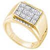 Image 1 : 0.25CT Diamond Fanuk 10KT Ring Yellow Gold