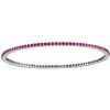 Image 1 : 3CT Ruby Anniversary 18KT Bangle White Gold
