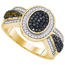 0.50CT Diamond Anniversary 10KT Ring Yellow Gold