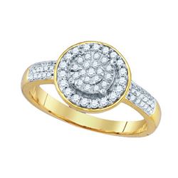 0.33CT Diamond Anniversary 10KT Ring Yellow Gold