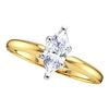 Image 1 : 0.75CT Diamond Solitaire 14KT Ring Yellow Gold
