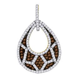 0.75CT Diamond Micro-Pave 10KT Pendant Yellow Gold