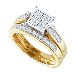 0.25CT Diamond Fanuk 10KT Ring Yellow Gold