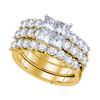 Image 1 : 3.0CT Diamond Invisible 14KT Ring Yellow Gold