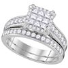 Image 1 : 1.0CT Diamond Invisible 14KT Ring White Gold