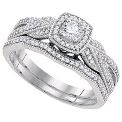 0.35CT Diamond Bridal 10KT Ring White Gold