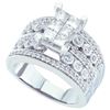 Image 1 : 1.50CT Diamond Invisible 14KT Ring White Gold