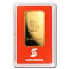 Image 1 : One pc. 1 oz .9999 Fine Gold Bar - Scotiabank In Assay