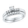 Image 1 : 0.50CT Diamond Bridal 10KT Ring White Gold