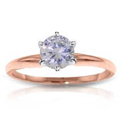 0.75 ctw Diamond Anniversary Ring Jewelry 14KT Rose Gold - GG#4156