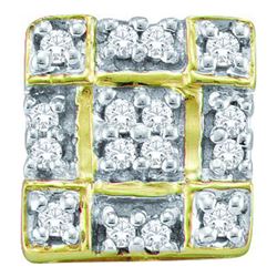 0.20CT Diamond Anniversary 10KT Earrings Yellow Gold - GD55734