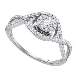 0.35CT Diamond Anniversary 14KT Ring White Gold - GD88576