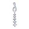 0.15CT Diamond Anniversary 10KT Pendant White Gold - GD35416