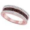 Image 1 : 0.35CT Diamond Micro-Pave 10KT Ring Rose Gold - GD93271