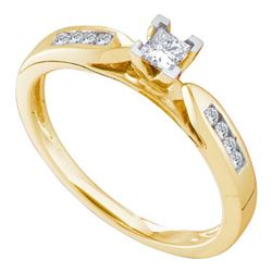 0.25CT Diamond Bridal 14KT Ring Yellow Gold - GD22643