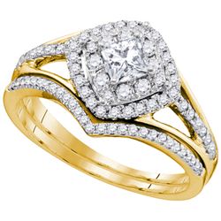 0.75CT Diamond Bridal 14KT Ring Yellow Gold - GD89771