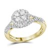 Image 1 : 1.0CT Diamond Anniversary 10KT Ring Yellow Gold - GD109511