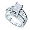 Image 1 : 3.0CT Diamond Invisible 14KT Ring White Gold - GD56574