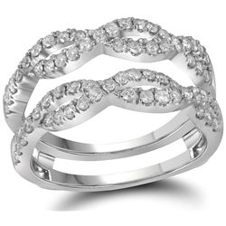 0.75CT Diamond Enhancer 14KT Ring White Gold - GD110609