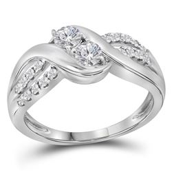 0.60CT Diamond Bridal 10KT Ring White Gold - GD112133