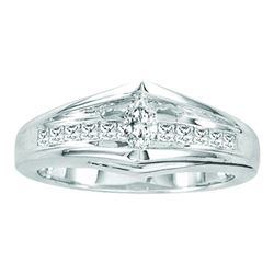 0.50CT Diamond Bridal 14KT Ring White Gold - GD13892