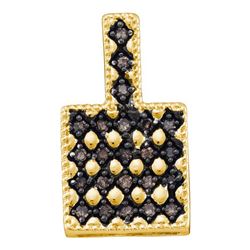 0.15CT Diamond Anniversary 10KT Pendant Yellow Gold