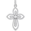 Image 1 : 0.50CT Diamond Anniversary 10KT Pendant White Gold