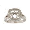 Image 1 : Genuine 14K White Gold 0.29CTW Diamond Semi Mount Ring - REF-66H8W