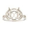 Image 1 : Genuine 14K White Gold 0.33CTW Diamond Semi Mount Ring - REF-57X2Y
