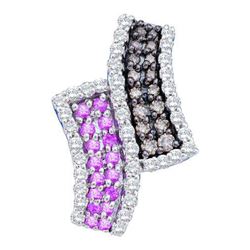 1CT Diamond Anniversary 14KT Pendant White Gold