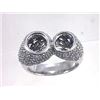 Image 1 : Genuine 14K White Gold 1.96CTW Diamond Semi Mount Ring - REF-142T7K
