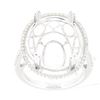 Image 1 : Genuine 14K White Gold 0.29CTW Diamond Semi Mount Ring - REF-72X6Y