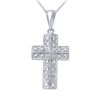 Image 1 : Genuine 0.3 TCW 14K White Gold Ladies Necklace - REF-48N8A